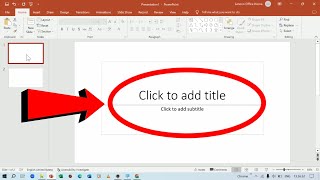 Tutorial on Removing the Click to Add Title Text in Microsoft Powerpoint