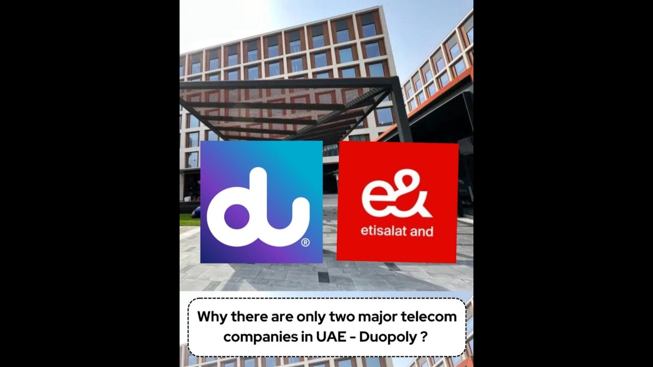 Why there are only two major telecom companies in UAE?  