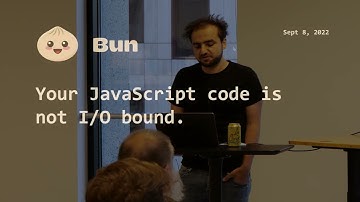 SFNode Meetup: Bun with Jarred Sumner