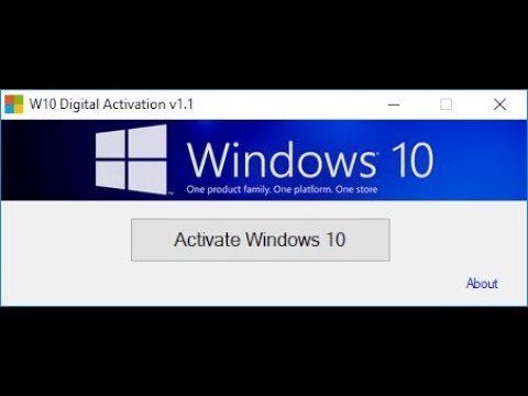 Windows 10 Digital Activation Program 1 3 5 By Asmodious Youtube