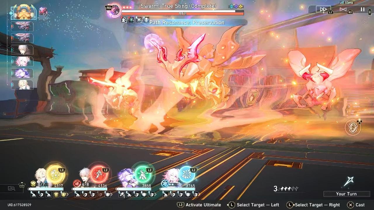 Killing Swarm V Final Boss before it duplicates