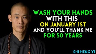 Wash your hands with this water on January 1st and attract lots of money | Shi Heng Yi