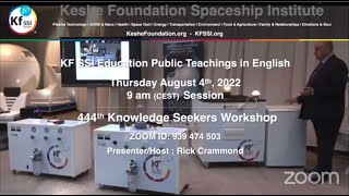 TRA P2   444th Knowledge Seekers Workshop; August 4, 2022