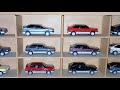 Coleção de Miniaturas Volkswagen Gol GTI dos Anos 80 e 90 em Resina com as Cores Originais VW