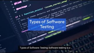 16. Types of Software Testing