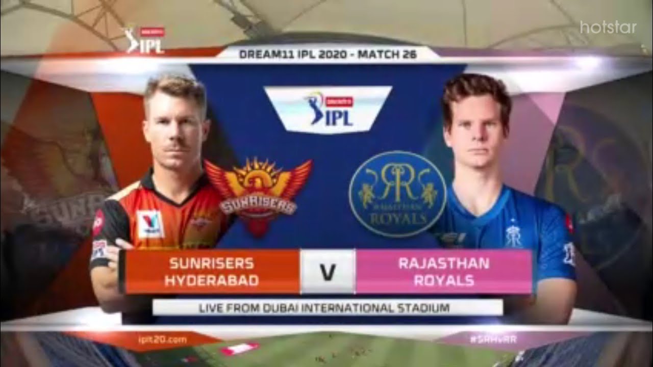 SRH vs RR match 26th full highlight IPL 2020.