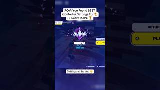 BEST Settings To EDIT Fast on Controller! 🎮 Sensitivity Guide for PC & Console (Fortnite PS5)
