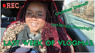 Last Week of Vlogmas!! || Holidays and Shopping