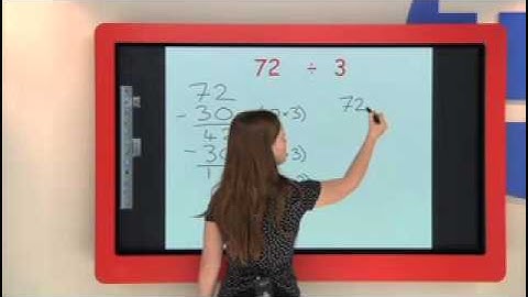 Long Division using Chunking