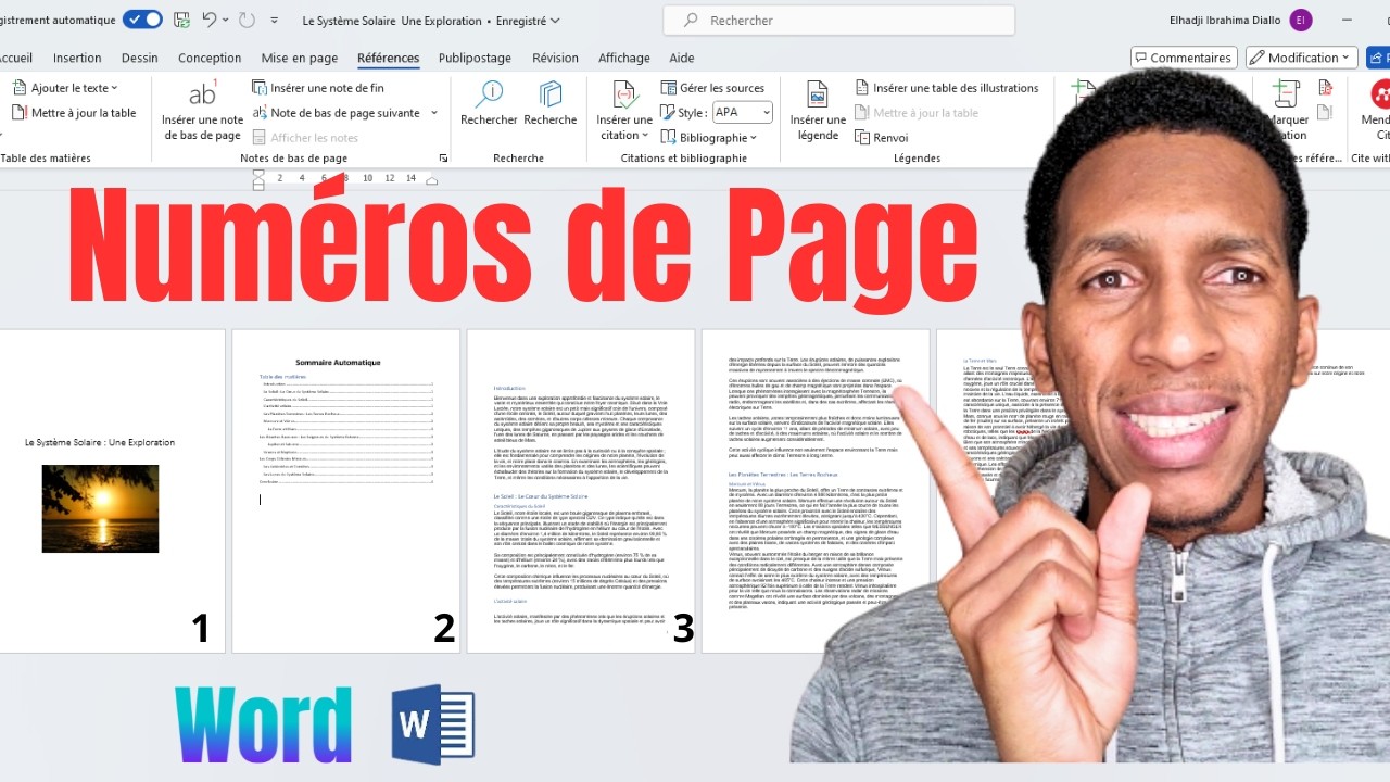 Comment Mettreles Numeros De Page Apres La Page De Garde Comment Mettre facilement les numéros de pages : tutoriel Microsoft