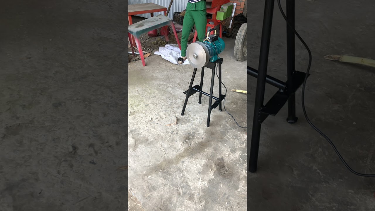 Máy Cạo Vỏ Mía | Giá 3 triệu đồng ; đơn giản tiết kiệm điện, bào được cả mía cong lh: 0913 952 300