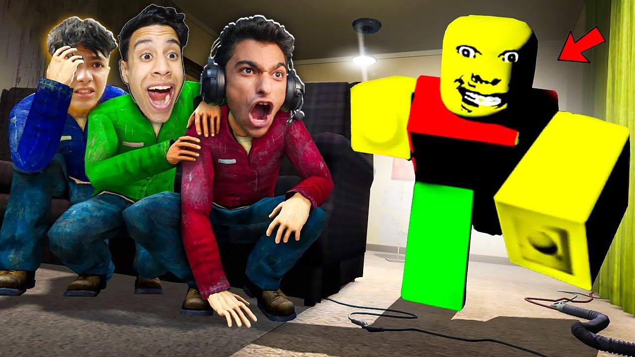 لعبة الغميضة الهروب من بابا الوجة المبتسم الشرير(ممنوع حد يطلع صوت)..!! 🔥😱 | Garry's Mod