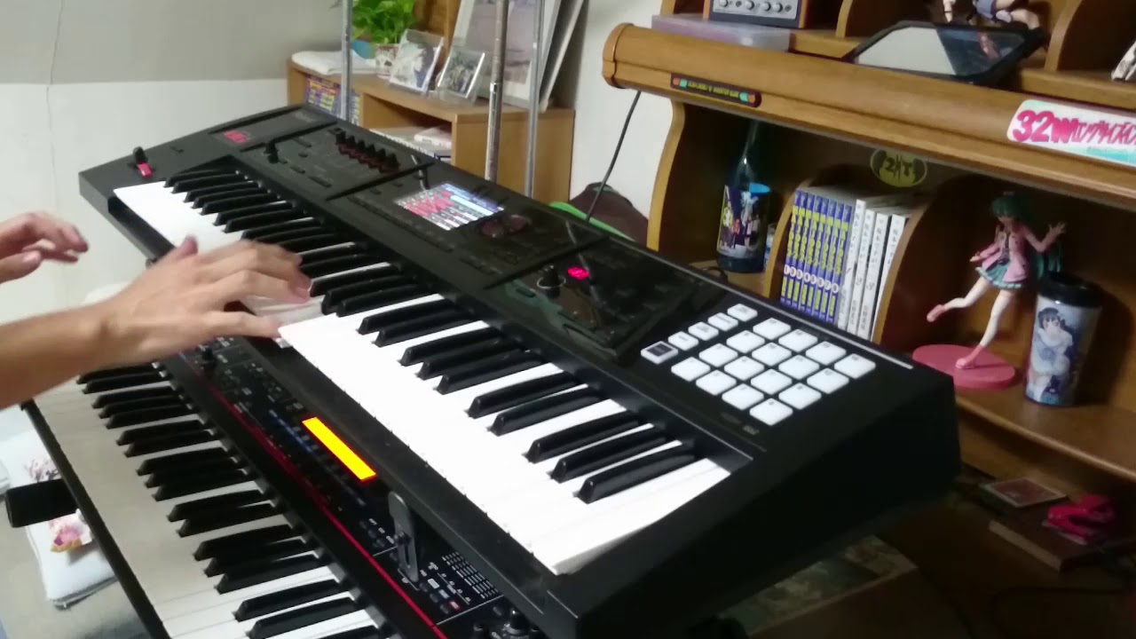 【バンドリ！】陽だまりロードナイトのキーボードを弾いてみた