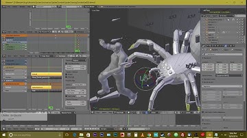 Blender Spider Time-lapse Part 10 (Animation)