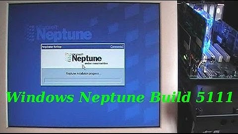 Microsoft Windows Neptune [ Build 5.5.5111 Beta ]