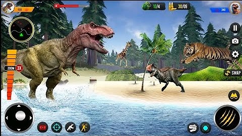 Real Dino Hunter: Dino Game 3D - Android Gameplay