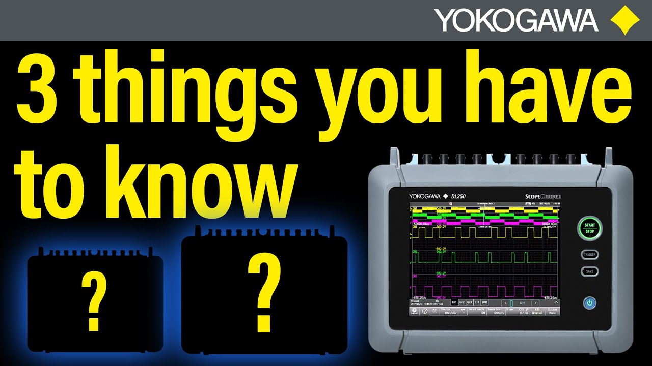 よこページ This One Box Replaces Your Entire Test Bench! Yokogawa DL950 - YouTube
