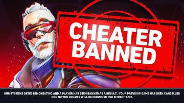Awful Cheater Gets BANNED MID GAME For Aimbotting in Overwatch 2