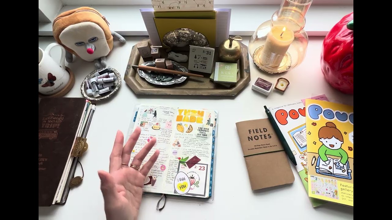 Обзор недель Hobonichi 2025 года | Как он развивался и почему я до сих пор его люблю