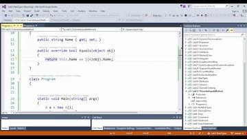 Lab33 Why to override  Equals Method in c#