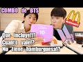 Probando BTS MEAL en McDonald's de Corea