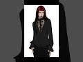 🖤 Unleash your dark elegance with this stunning Women's Gothic Chiffon Lace Blouse featuring a gorge
