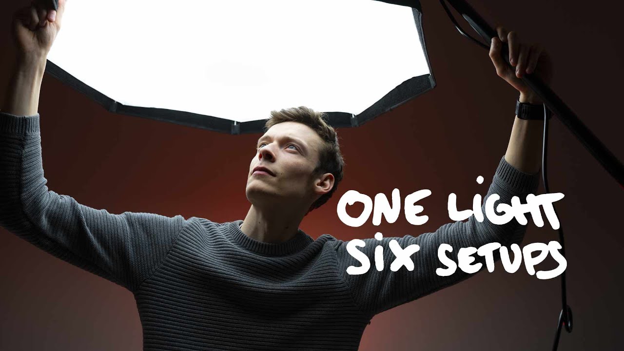 CINEMATIC LIGHTING 1 LIGHT 6 SETUPS YouTube