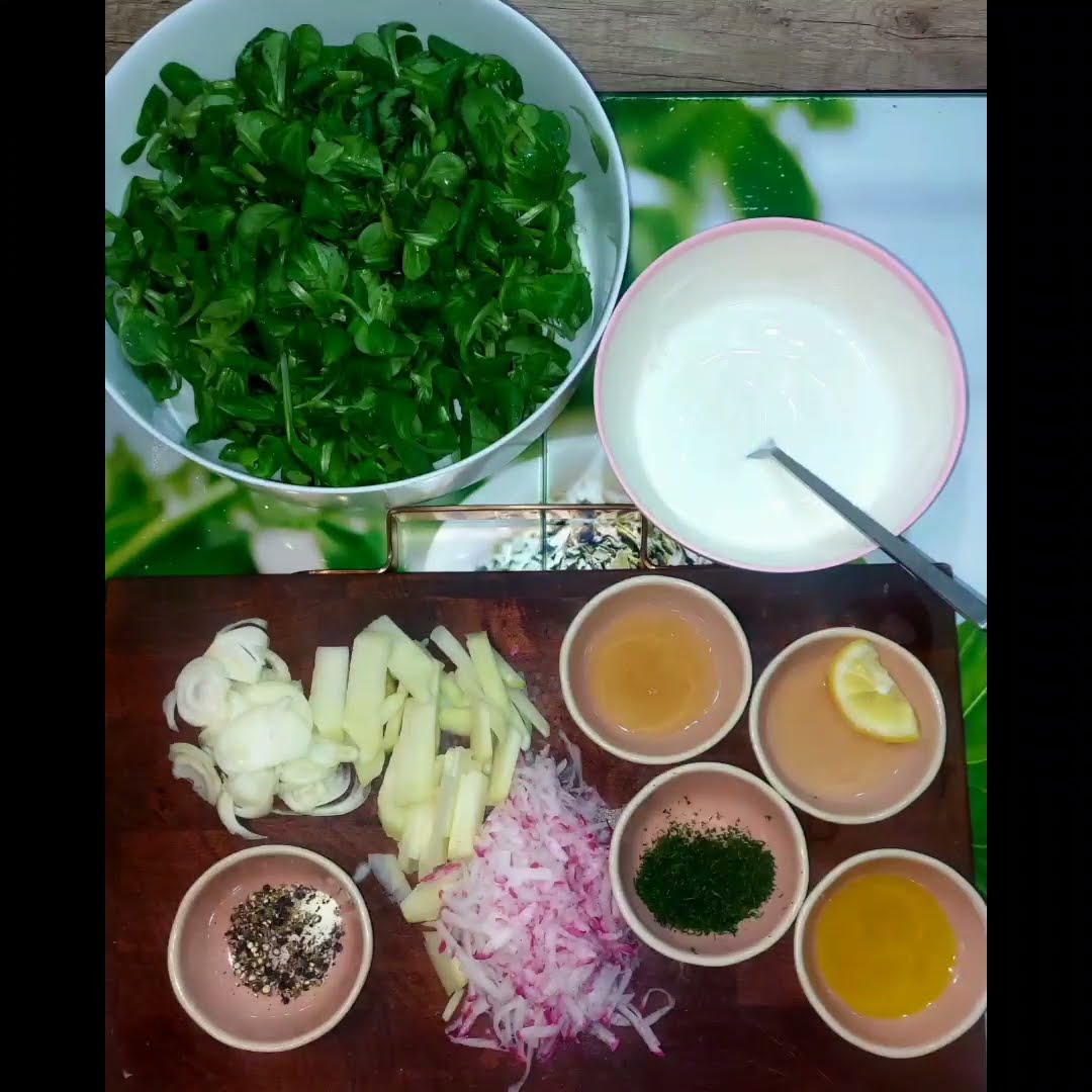 Schnelle Küche.in 10 Minuten erledigt.knackig,frisch🤤#feldsalat # ...