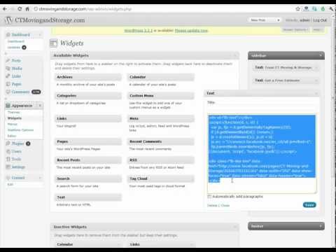 How to Add a Facebook Like Box to a Wordpress Website