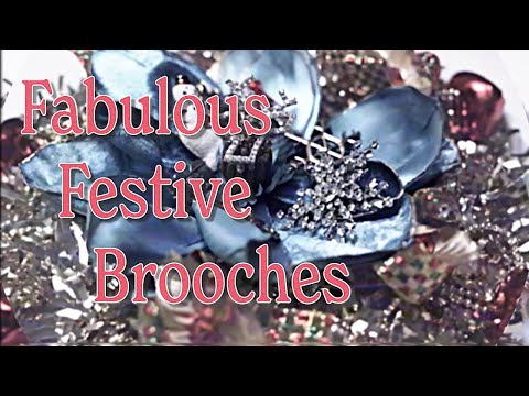 ASMR Christmas Jewelry | 90s QVC Roleplay | Fabulous Festive Brooches ⛄️