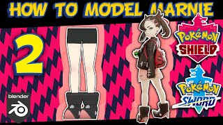 How to 3D Model Pokemon Sword & Shield Character: Marnie [Episode 2:Legs]