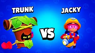Trunk Vs Jacky Brawl Stars Full Comparison Who Is The Best