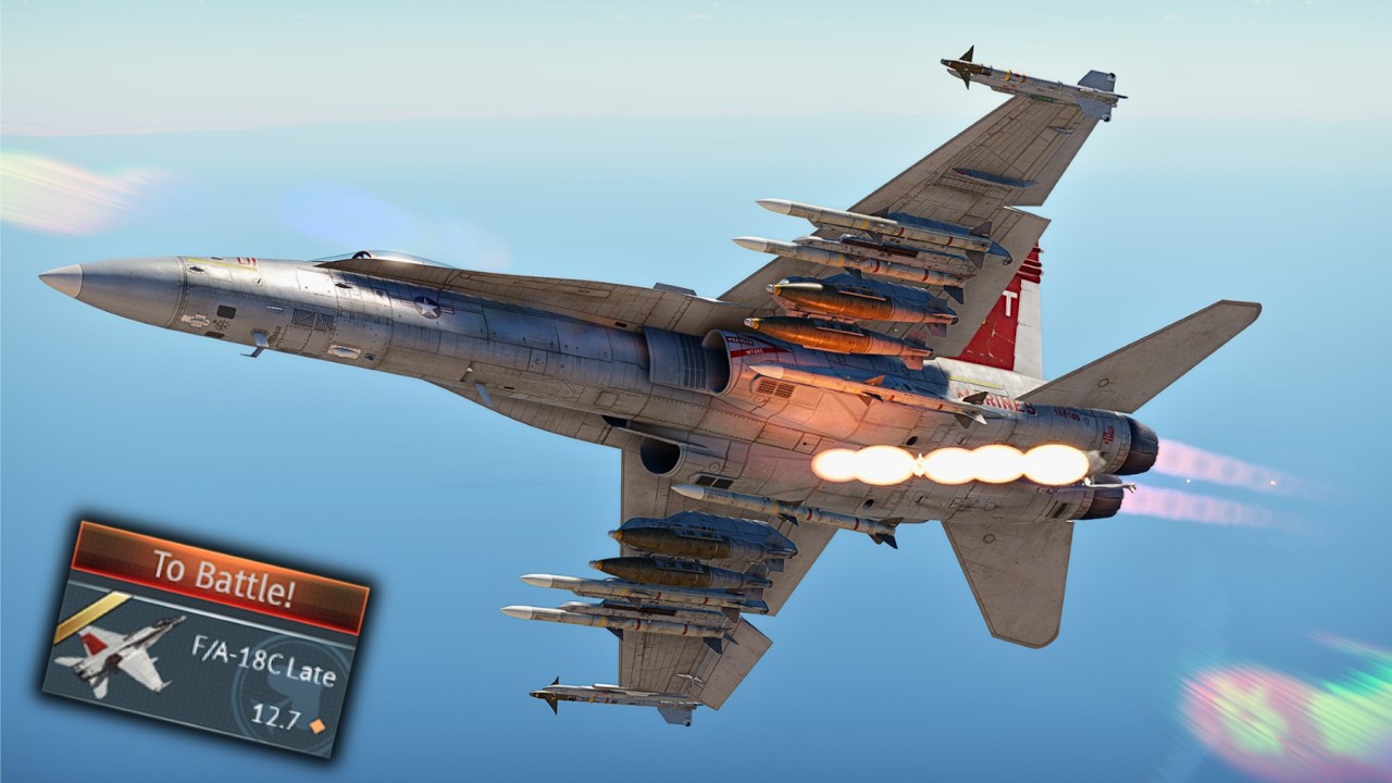 From Dogfights to Ground Strikes☠️ | F/A-18C Legacy Hornet in Squadron Battles 8v8 (War Thunder)