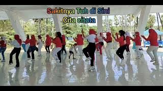 Sakitnya Tuh di Sini CITA CITATA // Senam Dangdut // kreasi by SusiAero// DMI