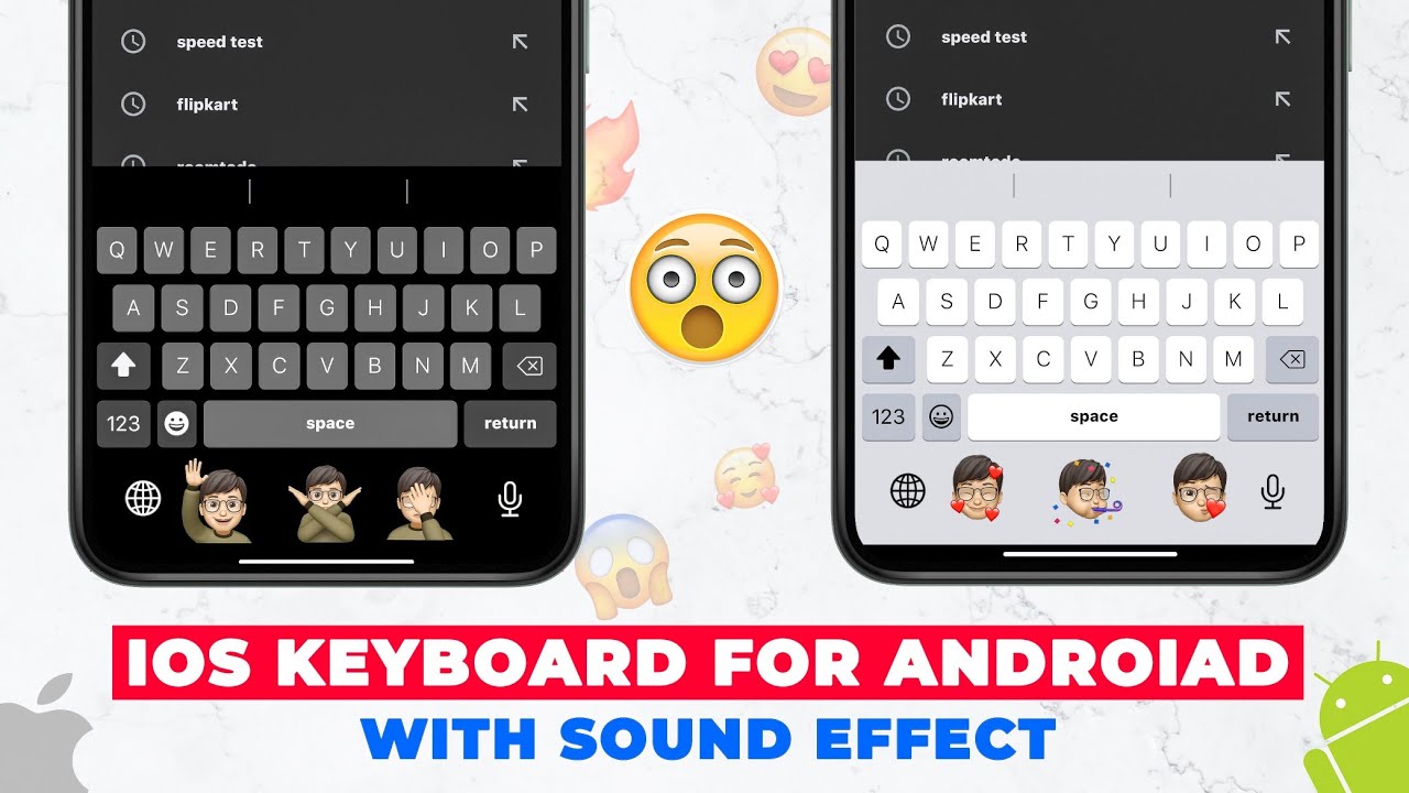 How To Install iOS Keyboard On Android With Sound 🔥 iPhone Keyboard