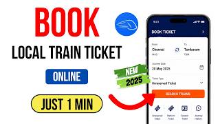 How To Book Local Train Ticket In Railone App | How To Book Unreserved Ticket Online | Tamil