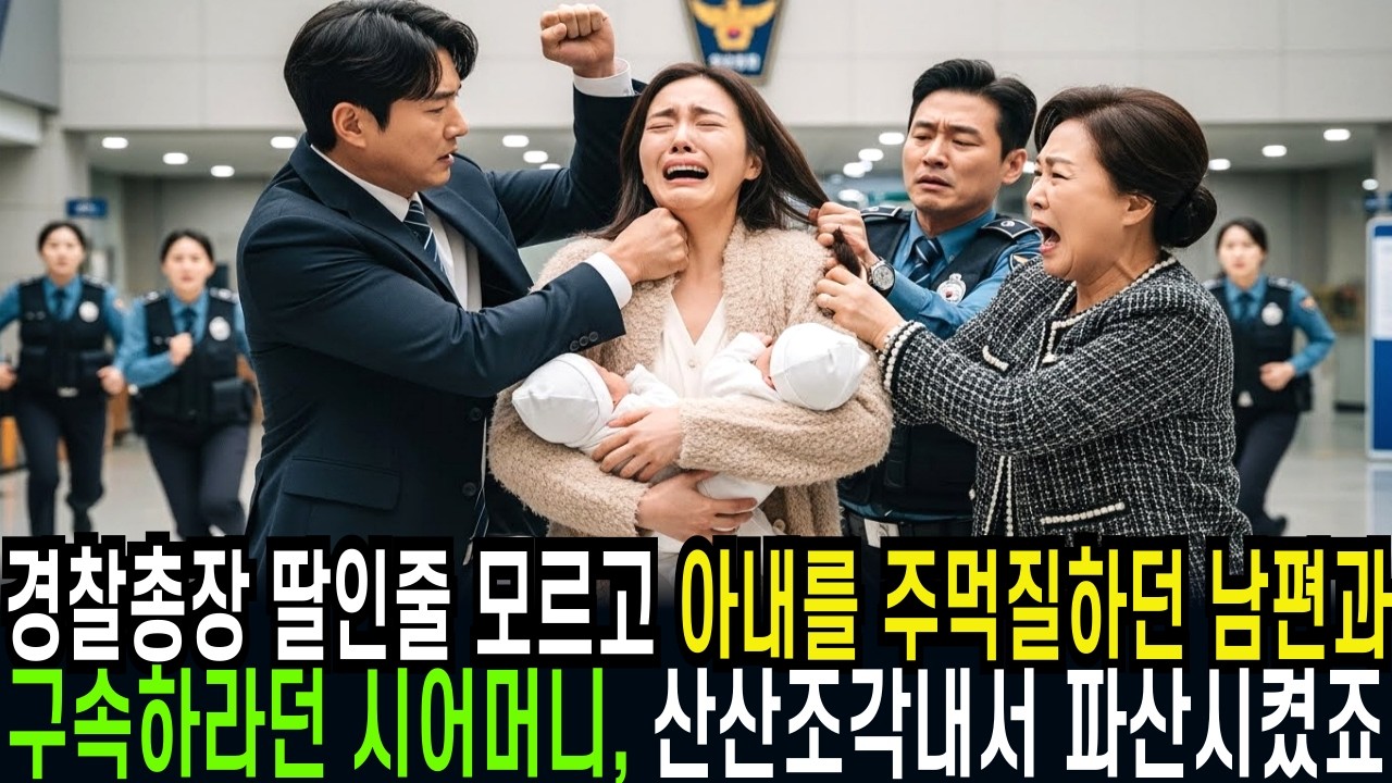 경찰총장 딸인줄 모르고 아내를 주먹질하던 남편과 구속하라던 시어머니, 산산조각내서 파산시켜버렸습니다