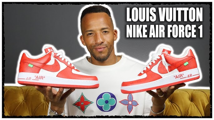 LOUIS VUITTON AIR FORCE 1 Red REVIEW (I Spent $350K!?) 