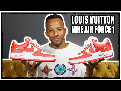 On Feet Quick Review of Nike Air Force 1 Low Louis Vuitton Monogram Brown  Damier Azur 