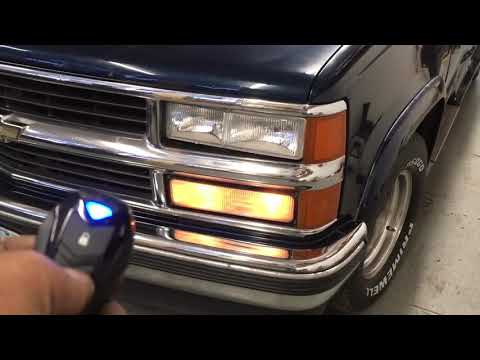 1996 Chevy Silverado viper 5105v. Remote start alarm jvc Bluetooth kd-td70bt CD player