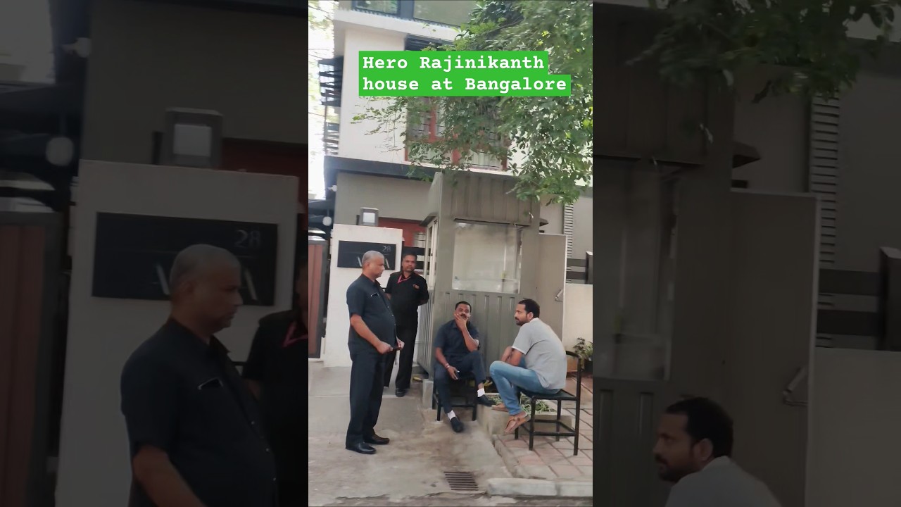 Hero Rajinikanth house at Bangalore