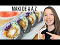 Maki au poulet gnral tao  recette de a  z  hop dans le wok