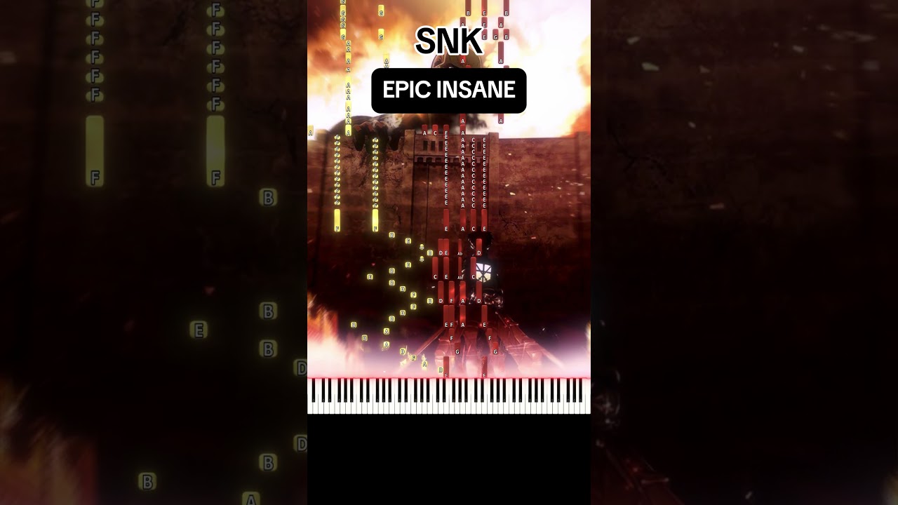 This Attack on Titan Theme is INSANE on Piano! ⚔️🔥 #shorts #shingekinokyojin