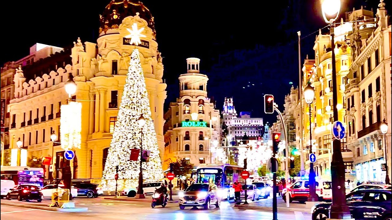 Madrid[4K] LUCES NAVIDEÑAS 2025 - Se ACERCA la NAVIDAD y MADRID ya está de FIESTA
