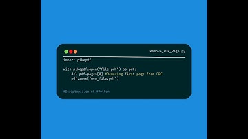 Python PikePDF - Remove page from a PDF file