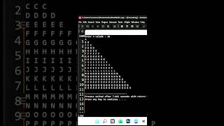 C++ Alphabet Pattern Trick 🤯 | Simple Code Amazing Output