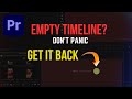 How To Recover a Missing Timeline Sequence in Premiere Pro (Quick Fix)