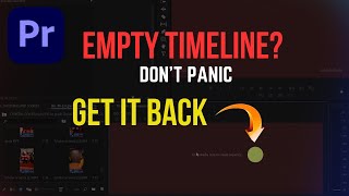 How To Recover a Missing Timeline Sequence in Premiere Pro (Quick Fix)