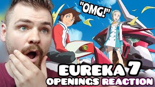 Download lagu First Time Reacting to 'EUREKA SEVEN Openings (1-4)' | New Anime Fan! | REACTION!