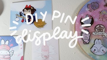 How I Display My Pins! | Easy DIY